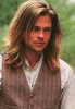 brad pitt large hair style b9r2xh