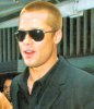 brad pitt on railway station fhp7rx